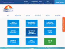 Tablet Screenshot of hondaofclearlake.com